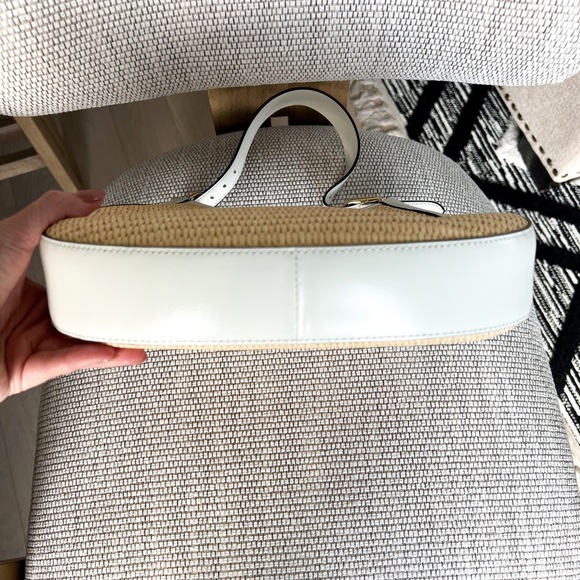 Prada Triangle-Logo Woven Cleo Shoulder Bag - Picture 8 of 15